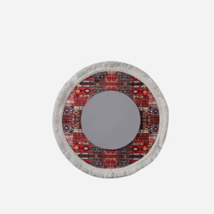 Qarabağ kilim naxışlı dizayn, Xüsusi ipək saçaqlı