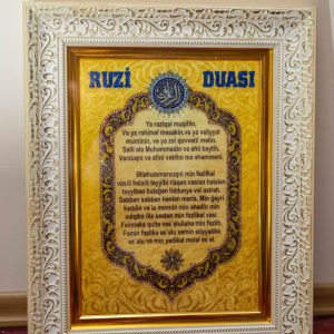 Svarovski Qaşlarla Bəzədilmiş “Ruzi Duası” – Həm Ruhani, Həm Estetik