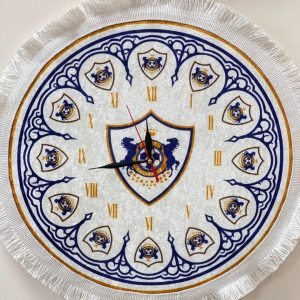 Xalçalı Saat – “Qarabağ FK” Dizaynlı (Dairəvi)