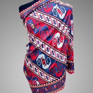 Buta Ornamentli İpək Şərf