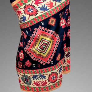 Qafqaz Ornamentli İpək Şərf